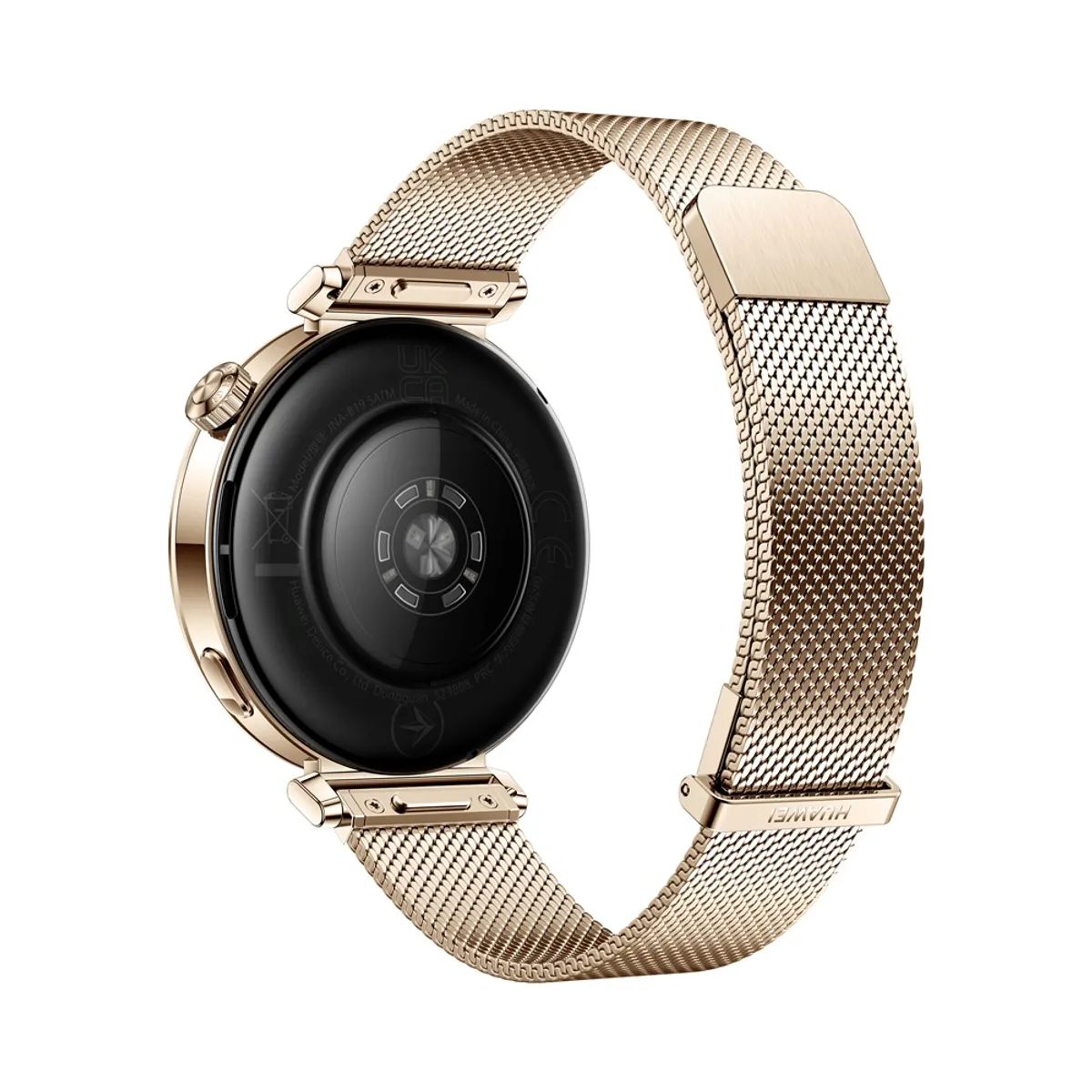 Huawei 55020DJQ Okosóra AMOLED 1,32" kör alakú IP69K NFC Bluetooth 5.2 Arany rozsdamentes acél szíj 18 mm 7 napos #6