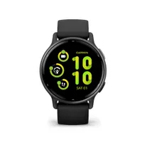 Garmin 010-02862-10 sportóra AMOLED 1.2" GPS NFC 4 GB fekete szilikon szíj 42 mm vízálló 5 ATM