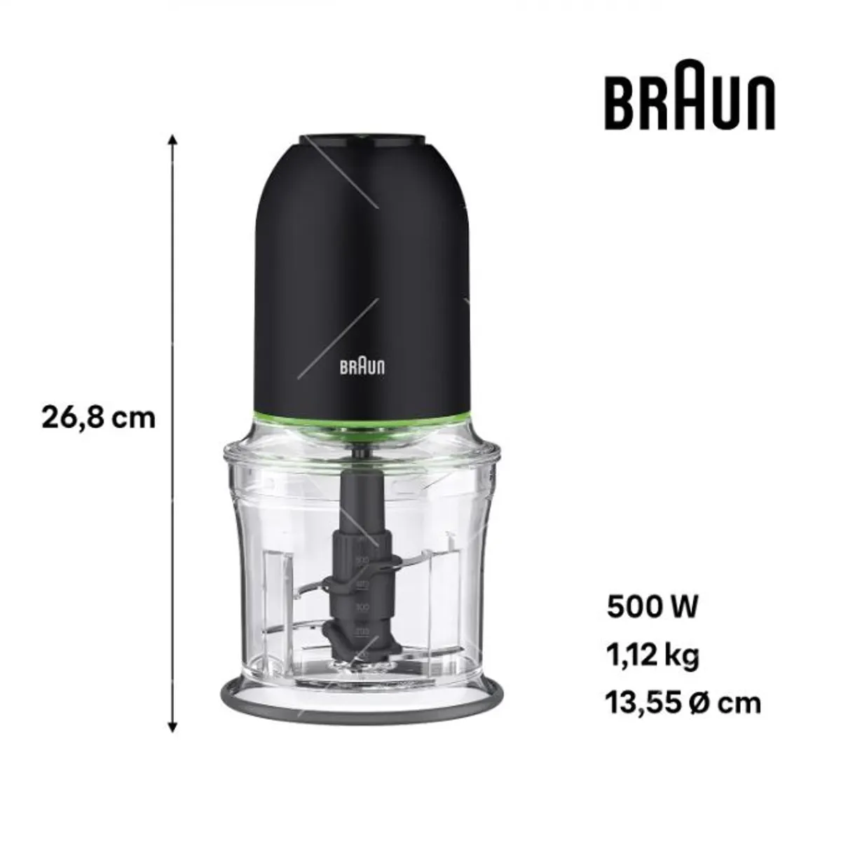 Braun CH3011BK MultiPractic3 500W Quadblade aprító #4