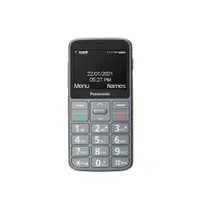 Panasonic KX-TU160EXG mobiltelefon 2,4" kijelző USB-C töltés hallókészülék-kompatibilis LED zseblámpa