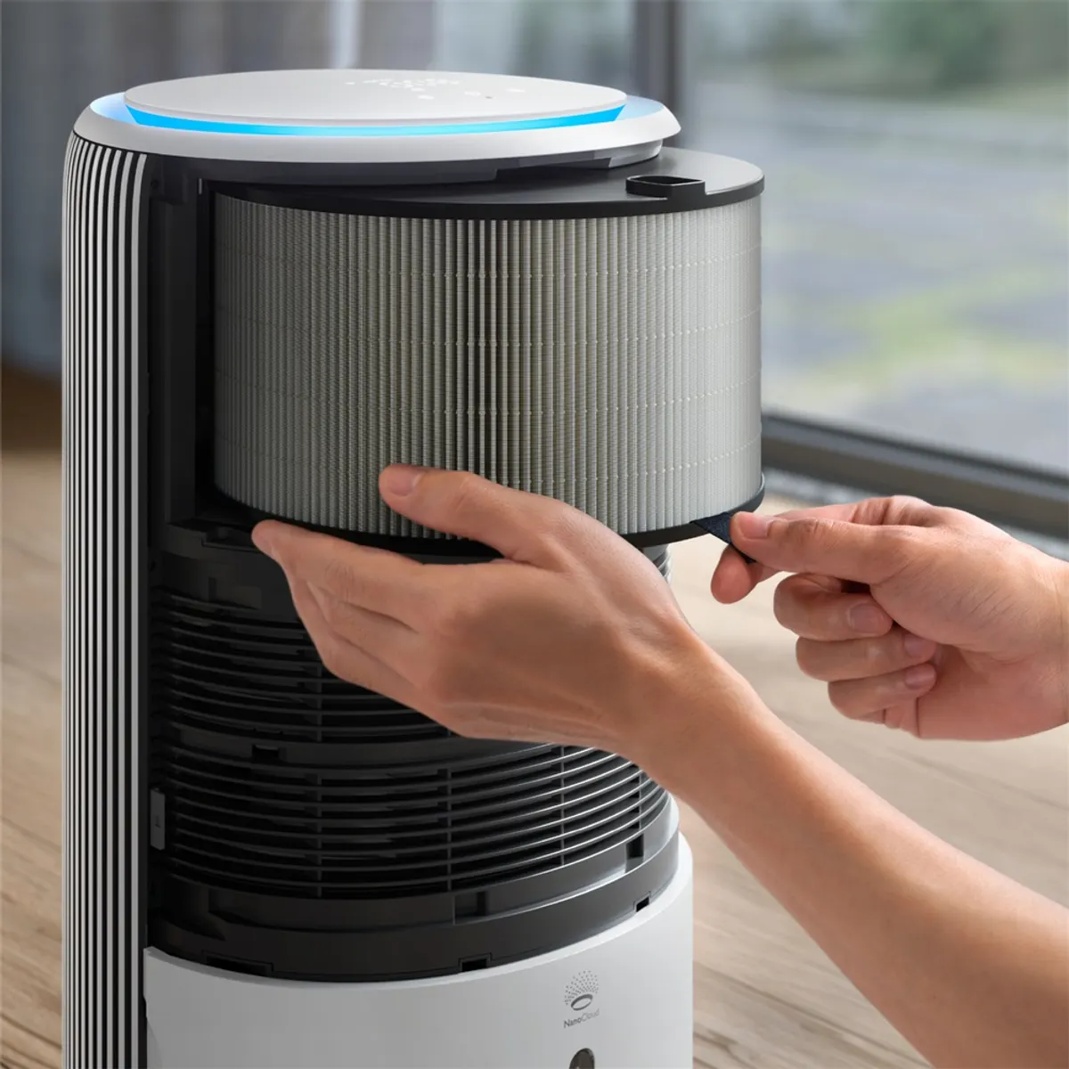 PHILIPS FY3400/30 légtisztító szűrőbetét HEPA NanoProtect 99,97 12 hónap 1 db előszűrővel aktív szén kompatibilis AC3420 AC3421 #3