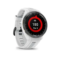 Garmin 010-02746-10 Approach S70 42mm fekete kerámia keret fehér szilikon szíj AMOLED kijelző #2