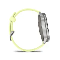 Garmin 010-03014-02 Venu 4 45mm AMOLED kijelző 1.4" felbontás 454x454 érintőképernyő 8 GB Wi-Fi GPS ezüst tok citromsárga szilikonszíj #7