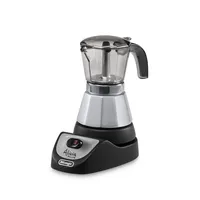 DeLonghi EMKM-4.B Mokka készülék 4 csésze 0,4 L fekete ezüst átlátszó 450 W 220-240 V látható vízszint automatikus kikapcsolás