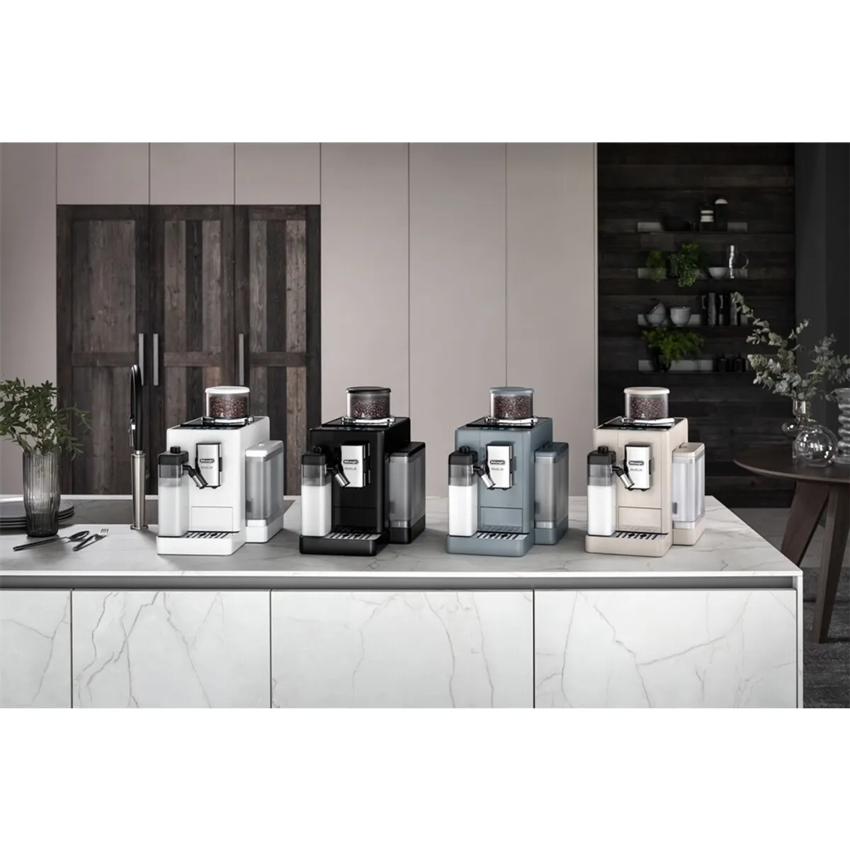 DeLonghi EXAM440.55.W teljesen automata eszpresszó kávéfőző beépített tejhabosító TFT kijelző 1,4 L víztartály 250 g kávébab kapacitás 19 bar #8