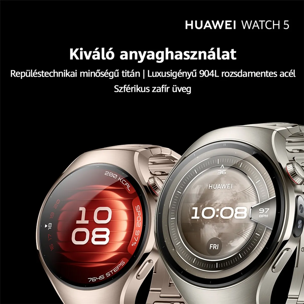 Huawei 55020EWE Watch 5 42mm zöld okosóra #3