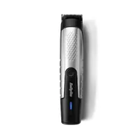 BaByliss T812E precíziós fül fej bajusz orr trimmelő 0,5-10 mm 14 fokozat 80 perc akkumulátor vízálló 2 tartozék fekete ezüst