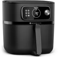 PHILIPS HD9876-90 Forrólevegős sütő 8,3 L, 200 °C, 22 program, Rapid Air, LED kijelző