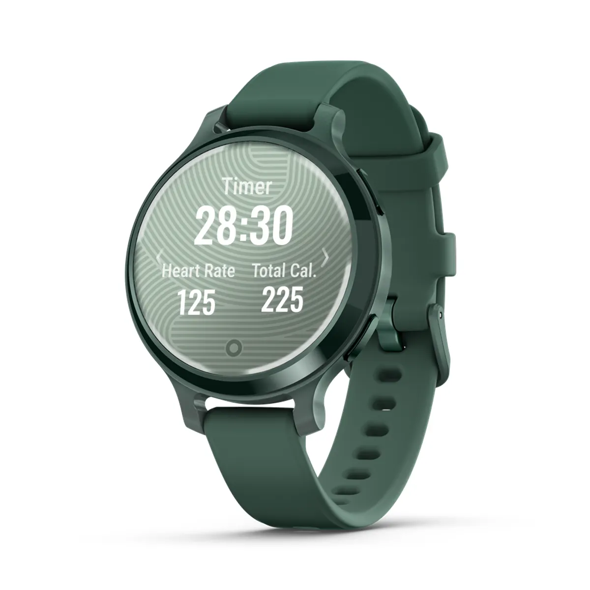 Garmin 010-02891-02 Lily 38 mm Jasper Green 50 m vízálló szilikon szíj alumínium tokkal Gorilla Glass 3 GPS pulzusmérő értesítések #2