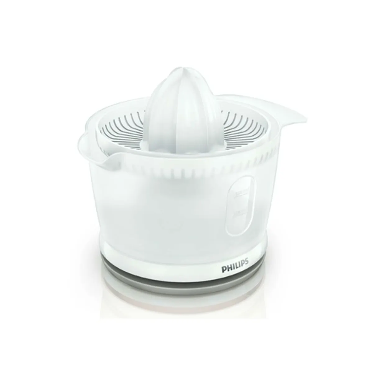 PHILIPS HR2738/00 gyümölcsfacsaró Szürke 0,5 L kanna 25 W 0,8 m vezeték automatikus be-kikapcsolás csúszásgátló lábak mosogatógépben tisztítható részek #1