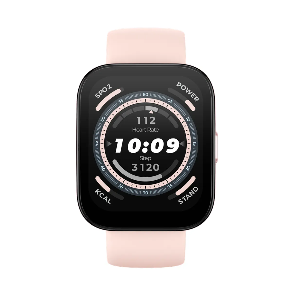 Amazfit W2215EU2N okosóra pink szilikon szíj 38 mm IP68 GPS Bluetooth 5.2 pulzusfigyelő véroxigénszint mérő beépített hangszóró mikrofon 1,91" LCD 26 nap #1
