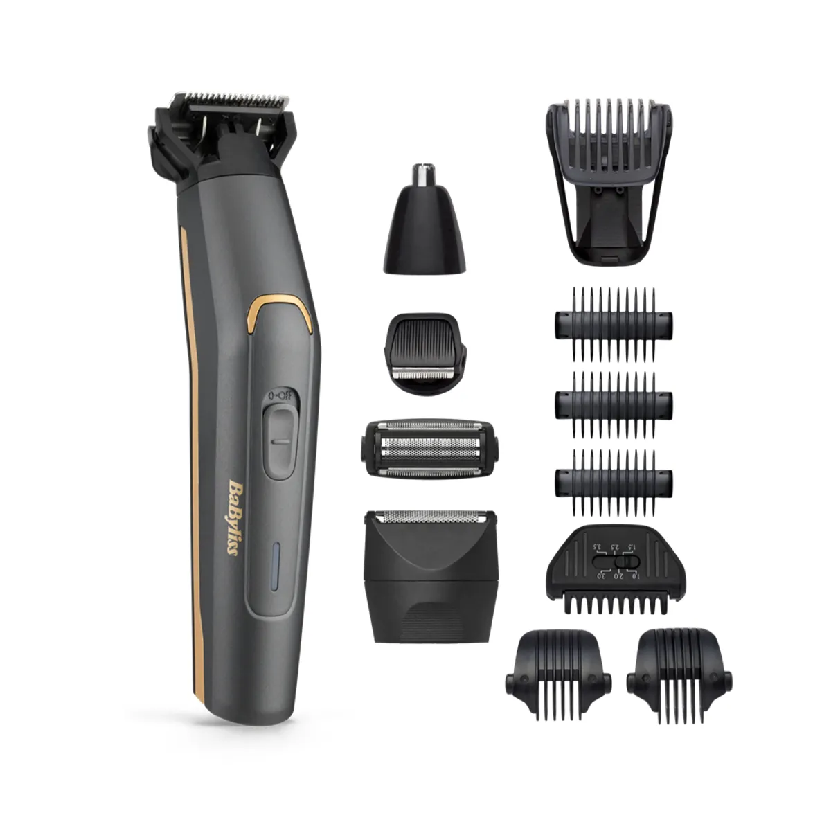 BaByliss MT987E hajvágó-trimmelő akkumulátoros 70 perc működés 8 ó töltés 1-14 mm vízálló szakáll, fül, szemöldök, fej, bajusz, orr #2
