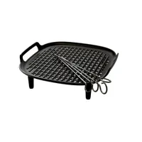 Philips hd9926-00 grill alátét és nyársak alumínium szürke kompatibilis na110, na120, na210, na211, na320, hd9100, hd9200 #2