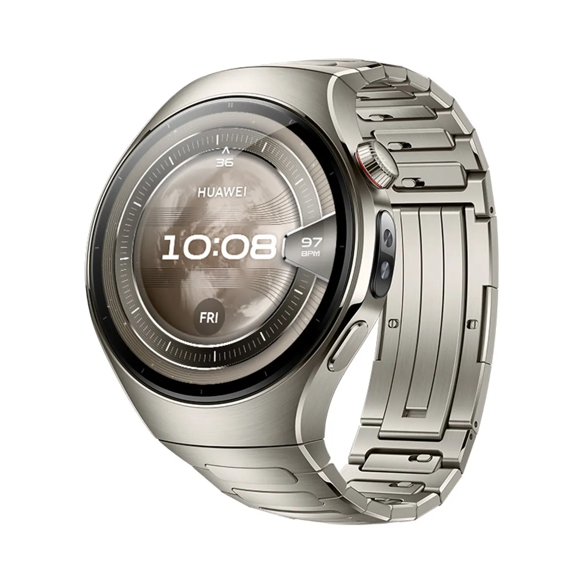 Huawei 55020EVW Watch 5 46mm titánium EKG és PPG X-TAP #2