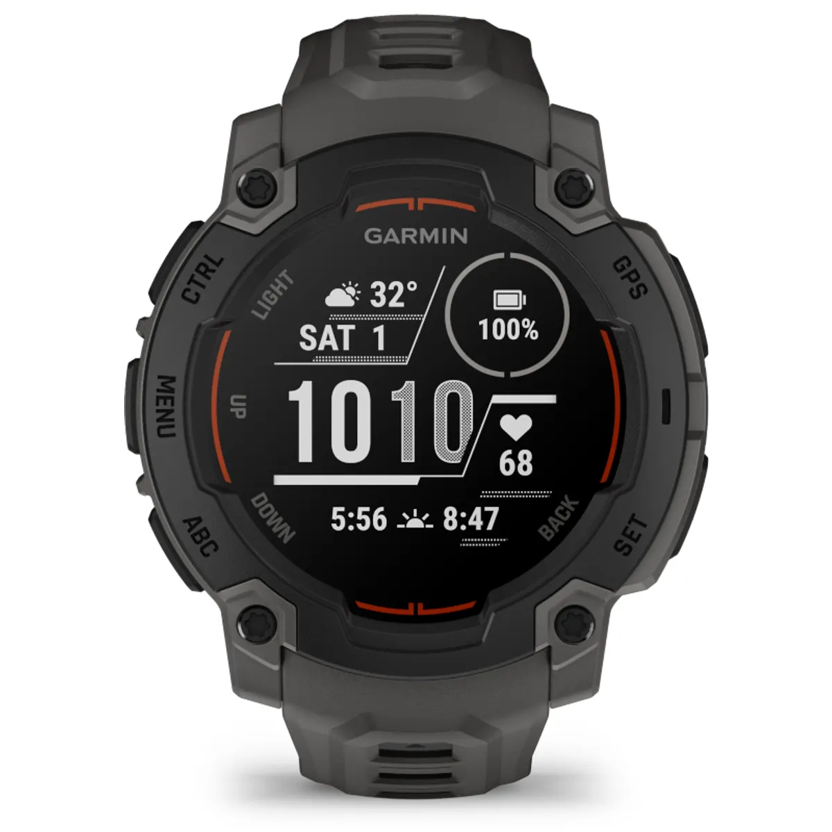 Garmin 010-02933-00 Instinct E 45mm MIP GPS fekete sötétszürke szíj #1