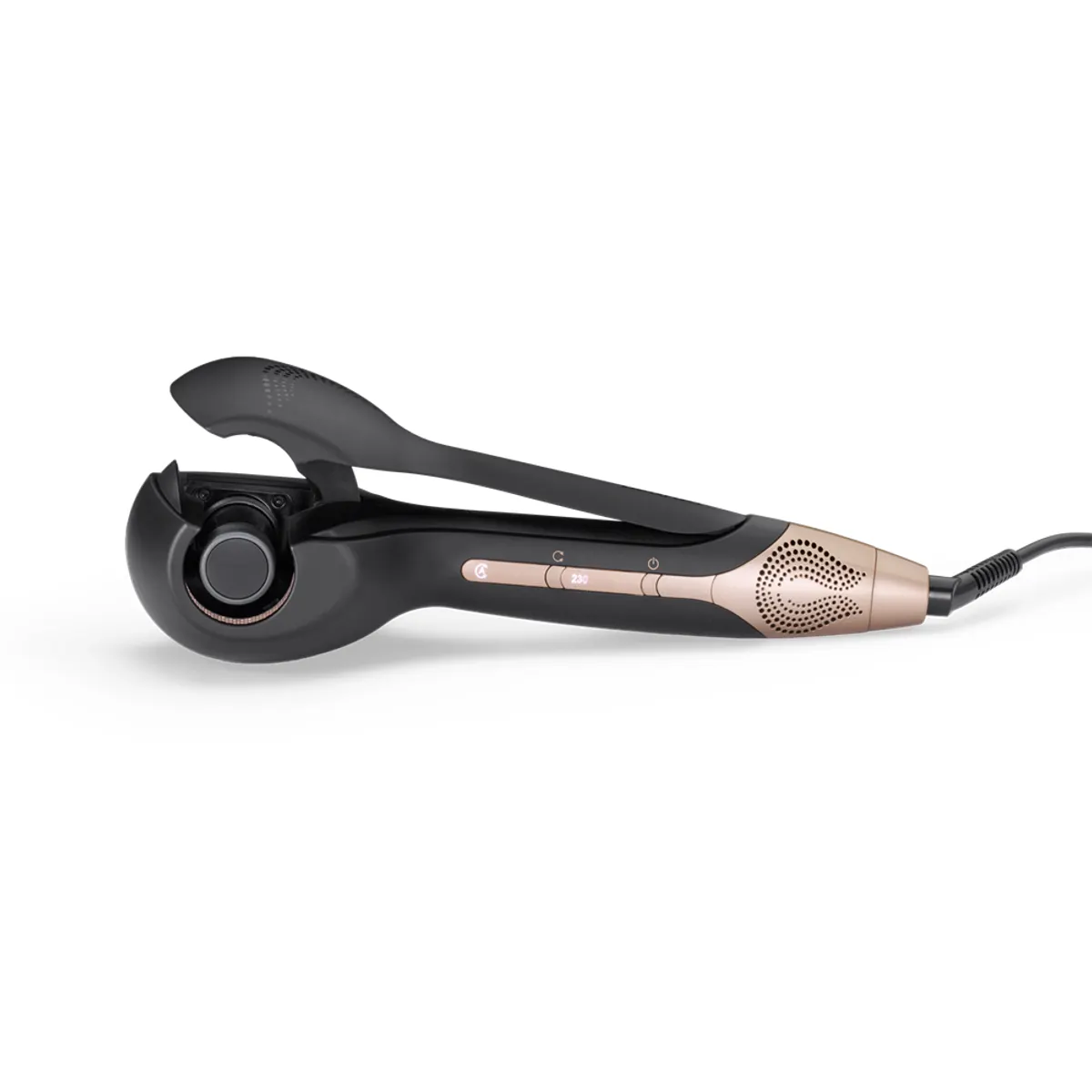 BaByliss C1900E hajsütővas fekete 3 hőfok 180-230 °C kerámia fűtés LED kijelző forgó vezeték 2,5 m automatikus kikapcsolás bal és jobb forgás #2