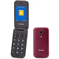 Panasonic KX-TU400EXR KX-TU400EXR piros 2G GSM 2.4" TFT kijelző 106 g micro-USB Bluetooth 3.0 300 bejegyzés #1