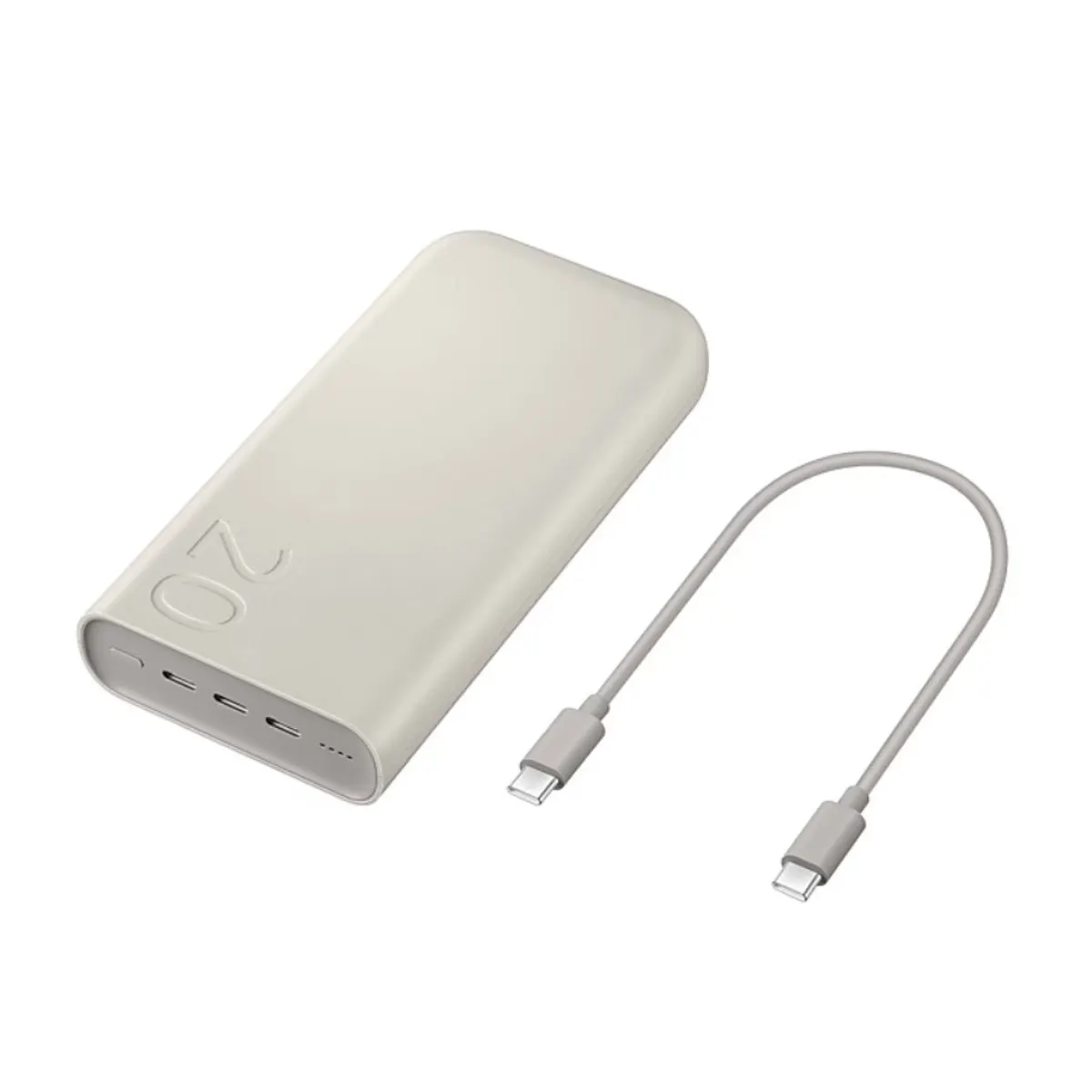 Samsung EB-P4520XUEGEU külső akkumulátor 20000 mAh 45 W PD 3.0 QC 2.0 3 USB-C portok bézs #1
