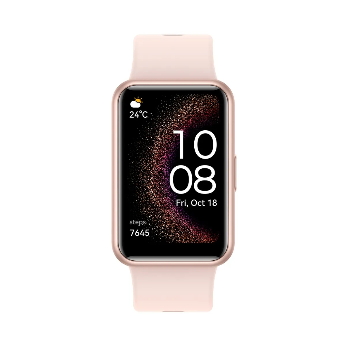 Huawei 55020BEF okosóra 1,64" AMOLED Bluetooth 5.2 GPS LiteOS rózsaszín szilikon 21 mm egytűs csat vízálló 5 alvásfigyelés pulzusmérő mágneses töltő #1
