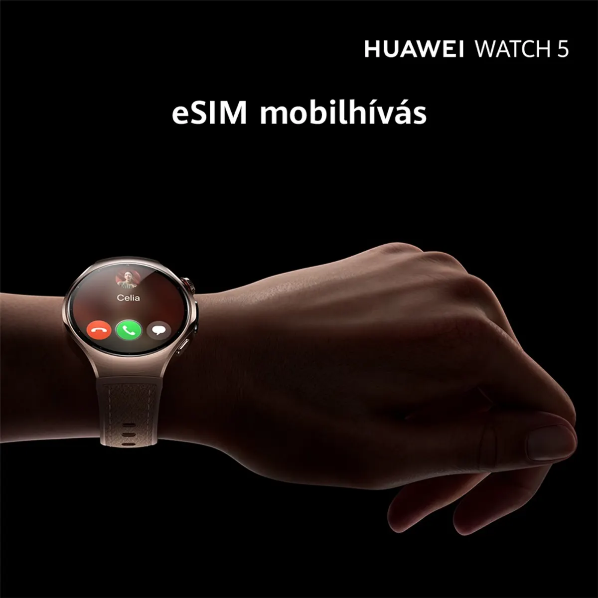 Huawei 55020EWE Watch 5 42mm zöld okosóra #5
