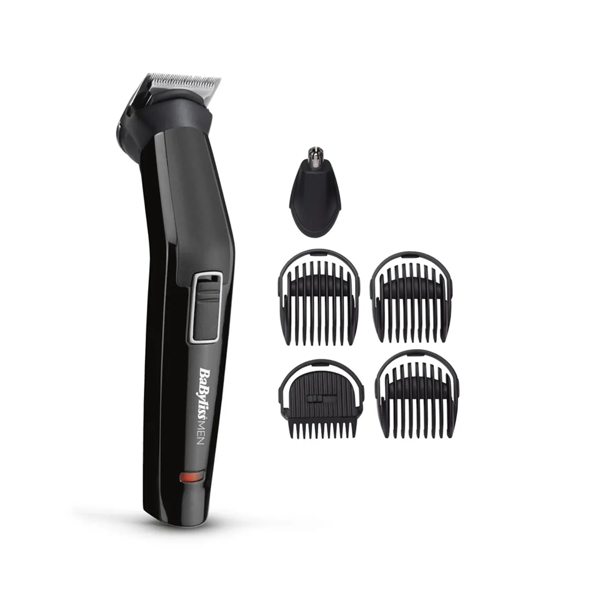 BaByliss MT725E hajvágó-trimmelő 1 mm vágás 4 db precíziós fésű 5 tartozék akkumulátor 60 perc működés 8 ó töltés mosható fekete #1