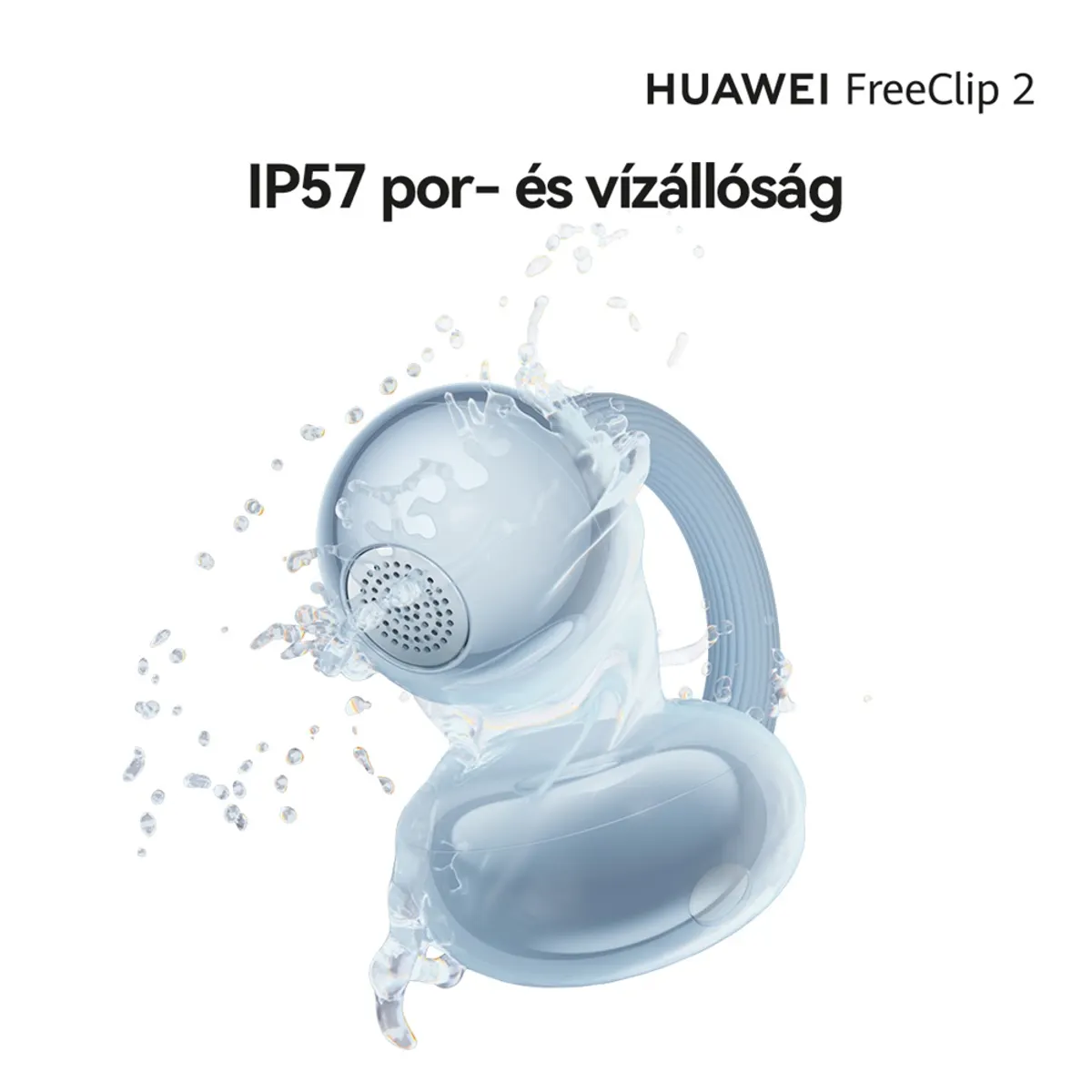 Huawei 55038691 FreeClip 2 zajszűrő hárommikrofonos híváscsökkentő rendszer, adaptív nyitott fülhallgató, két eszköz csatlakozás, IP57 #9