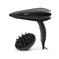 BaByliss D570DE hajszárító kerámia fűtésrendszer 2 sebességfokozat 3 hőfok ion funkció diffúzor koncentrátor 2200 W #2