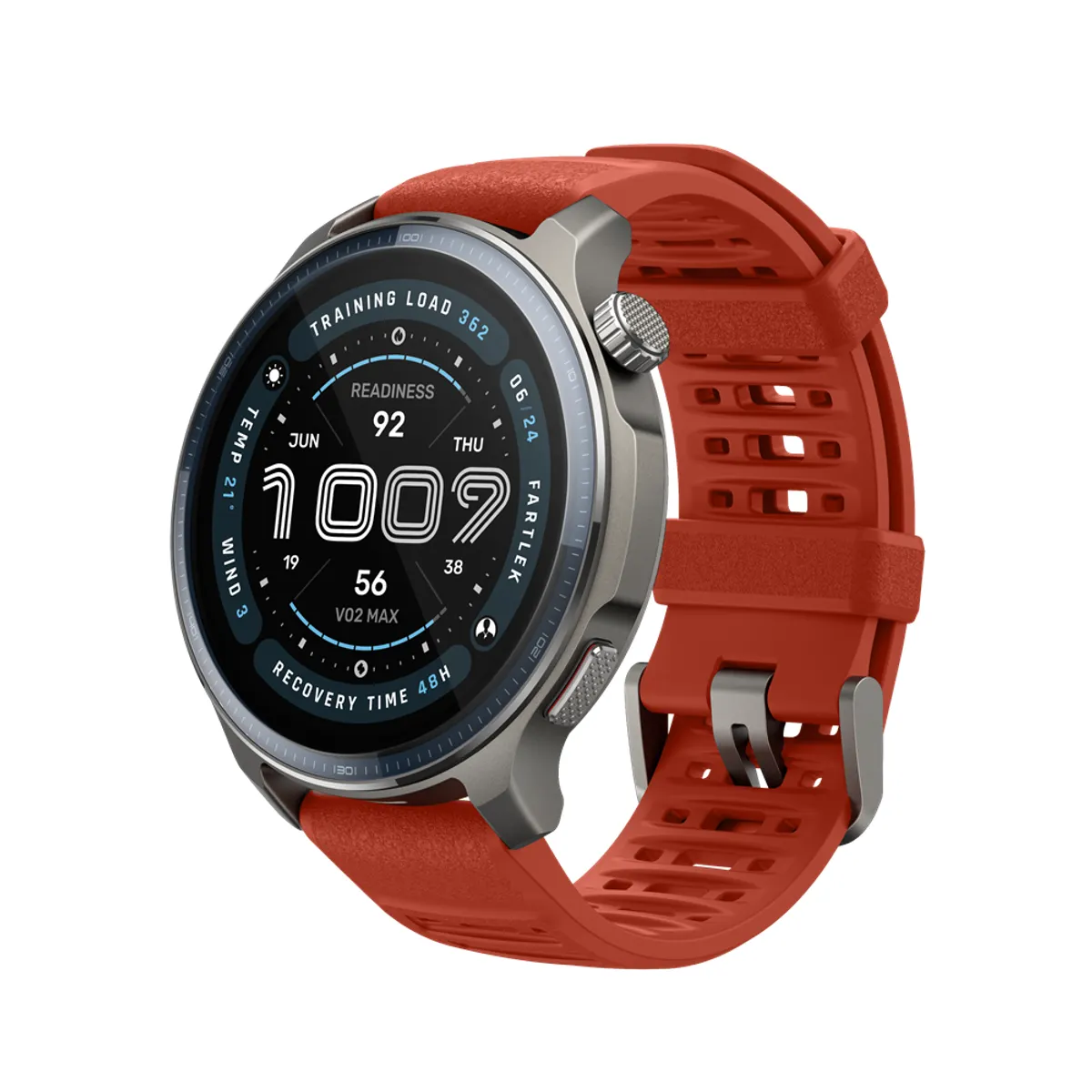 Amazfit W2429GL1N Balance 2 fekete és piros szilikon szíj #4