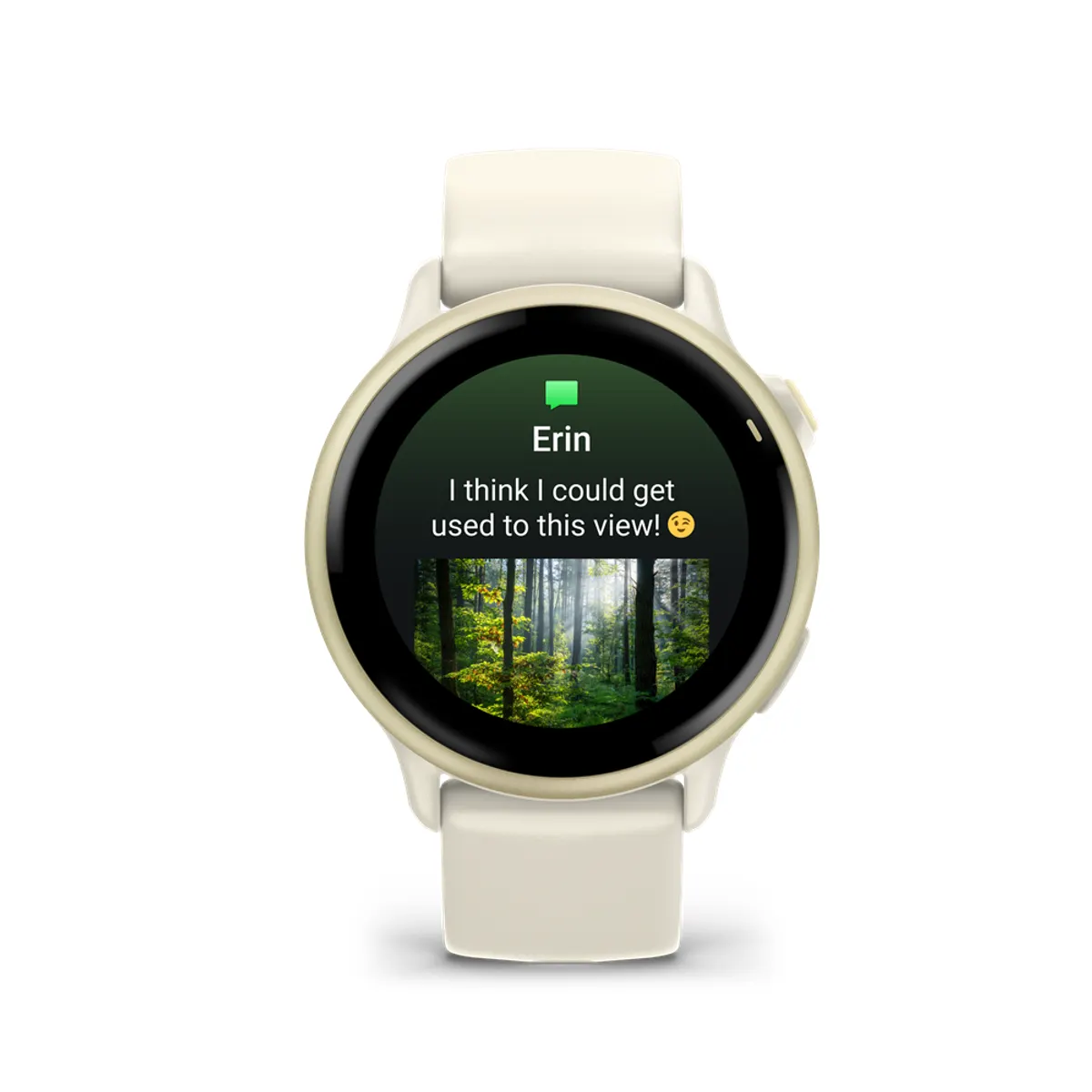 Garmin 010-02985-01 Vívoactive 6 elefántcsont okosóra #1
