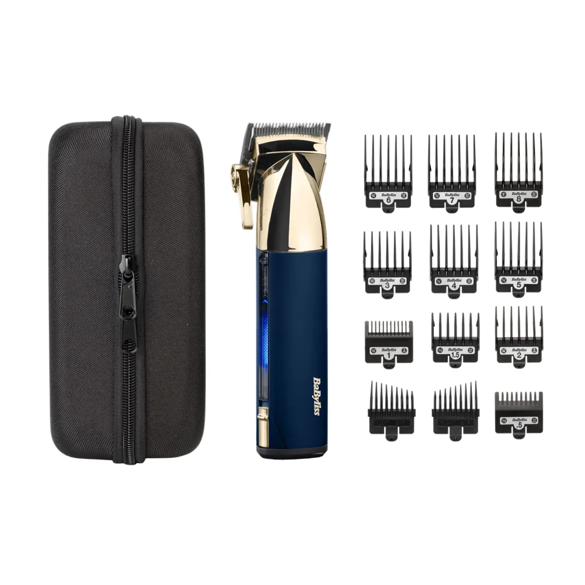 BaByliss E992E hajvágó beépített akkumulátor 180 perc 10 hosszfokozat 0,8-25 mm 12 tartozék hordtáska töltésjelző 3 ó #2