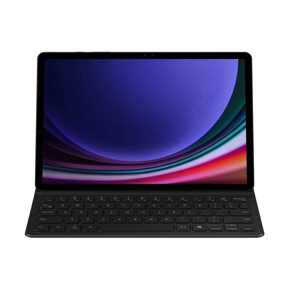 Samsung EF-DX720BBEGGB oldalt nyíló billentyűzettok kompat Galaxy Tab S9, S9 FE, S10 FE, S10 Lite, 65 billentyű, érintőpad, Pogo Pin, fedőlap, fekete, 11" #9